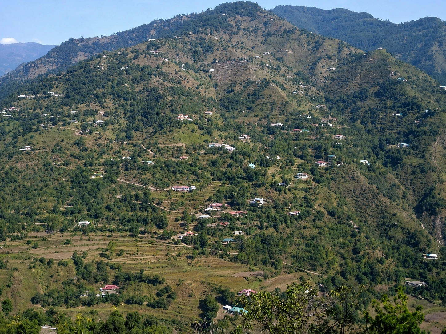 Mountain village in Poonch, Azad Kashmir